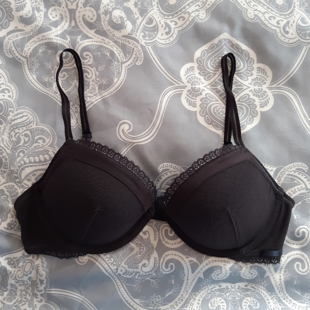 36B Vintage Dark Gray Calvin Klein Bra